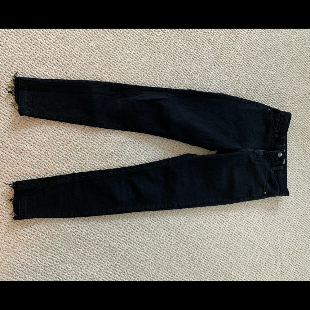 Topshop Jamie black jeans. Size 26